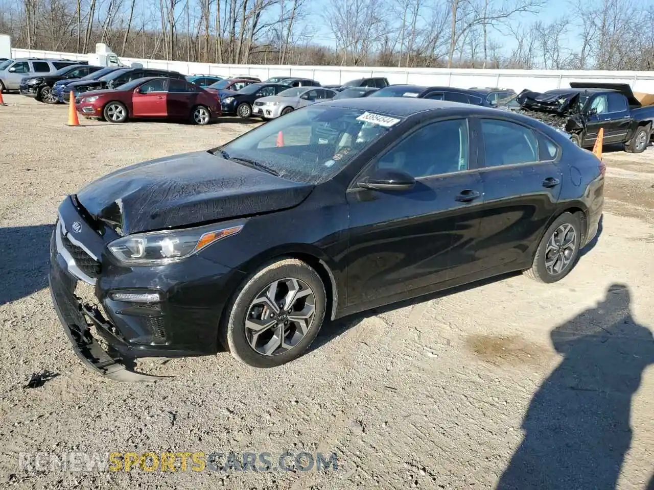1 Photograph of a damaged car 3KPF24AD5ME384089 KIA FORTE 2021