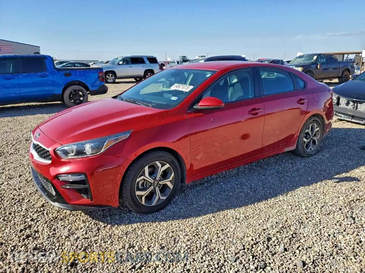 1 Photograph of a damaged car 3KPF24AD5ME387123 KIA FORTE 2021