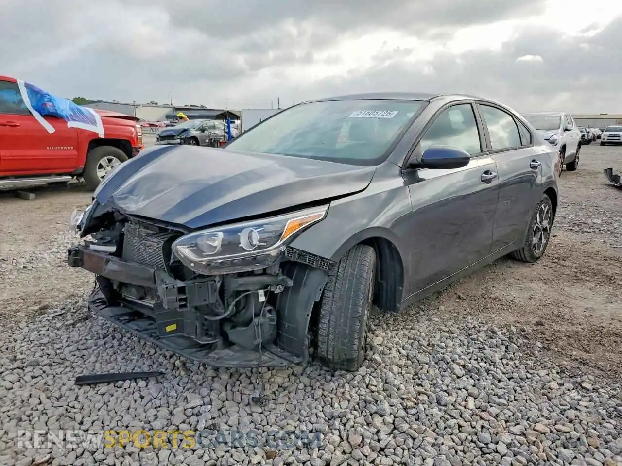 1 fotografías del automóvil dañado 3KPF24AD5ME388272 KIA FORTE 2021