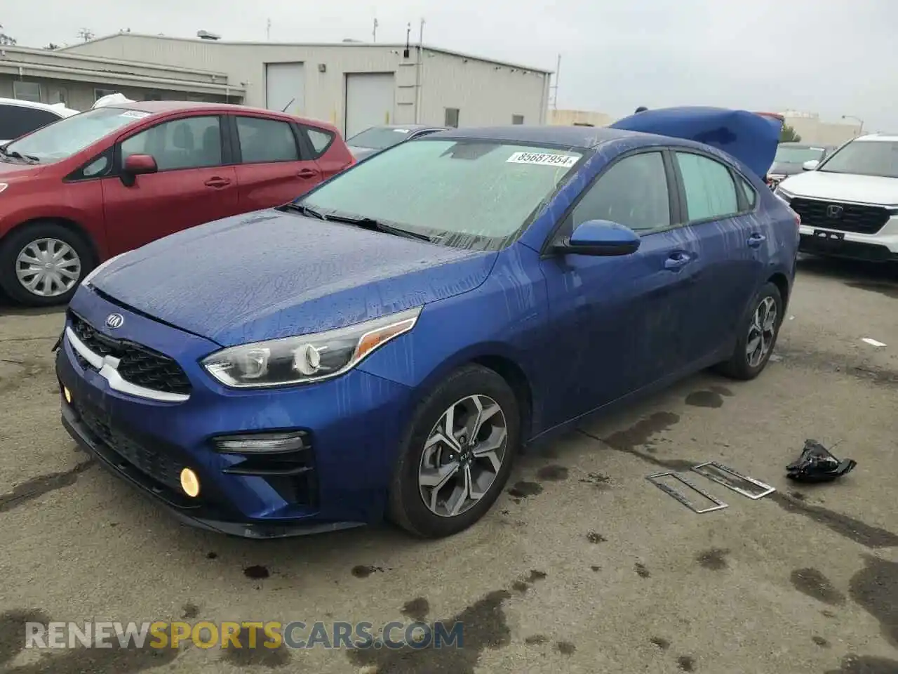 1 Photograph of a damaged car 3KPF24AD5ME405698 KIA FORTE 2021