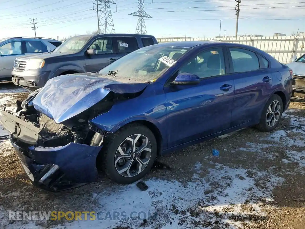 1 fotografías del automóvil dañado 3KPF24AD6ME264236 KIA FORTE 2021