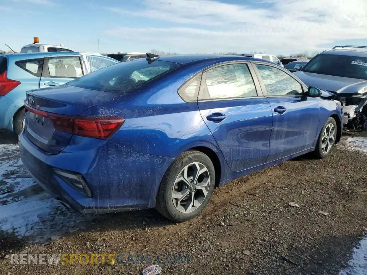 3 fotografías del automóvil dañado 3KPF24AD6ME264236 KIA FORTE 2021