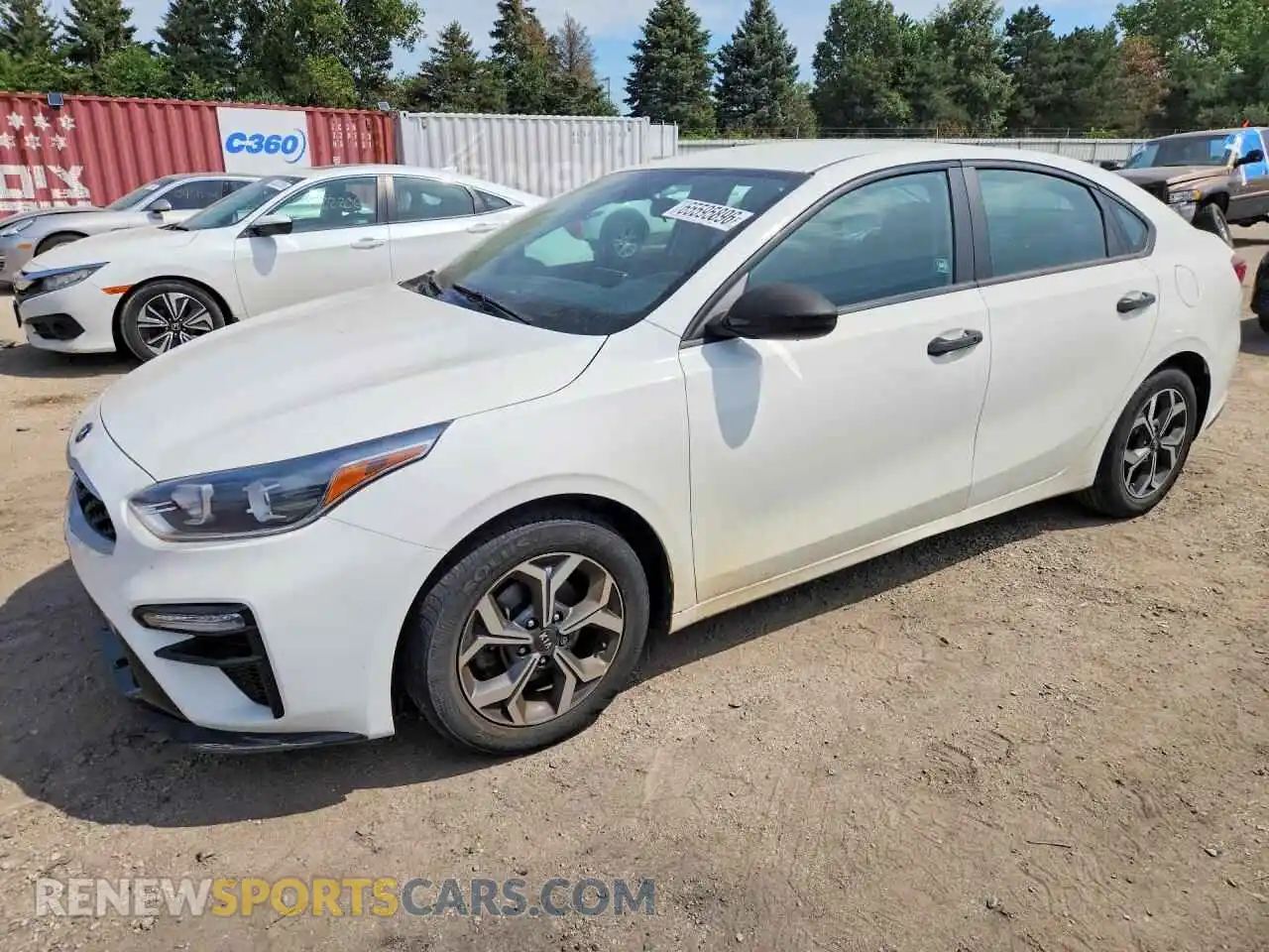 1 Photograph of a damaged car 3KPF24AD6ME264513 KIA FORTE 2021
