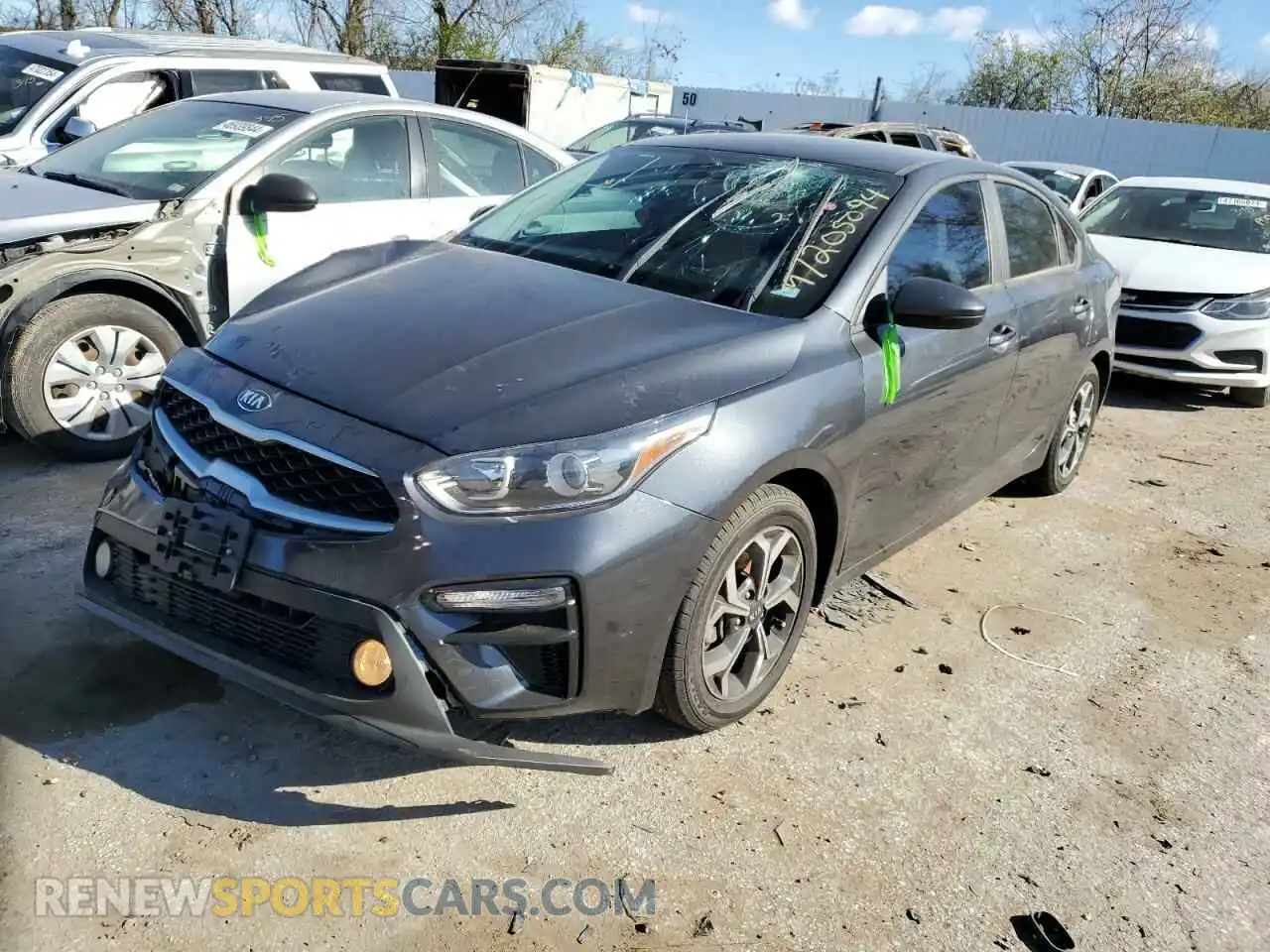 1 Photograph of a damaged car 3KPF24AD6ME265256 KIA FORTE 2021