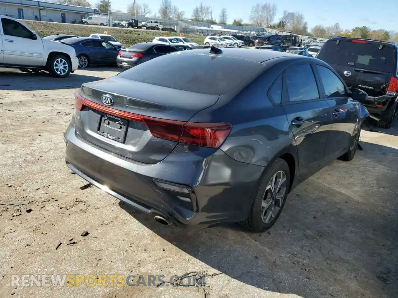 3 Photograph of a damaged car 3KPF24AD6ME265256 KIA FORTE 2021