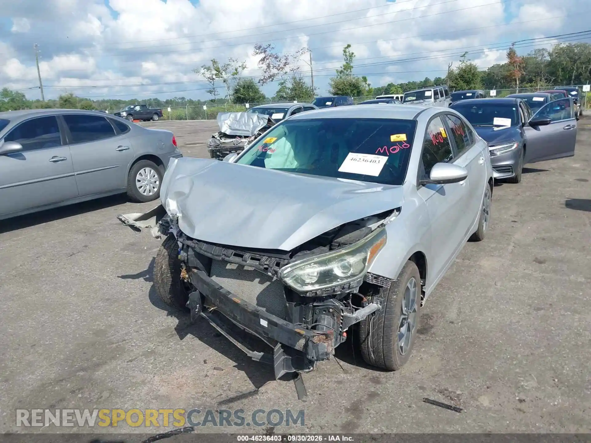 2 Photograph of a damaged car 3KPF24AD6ME265578 KIA FORTE 2021