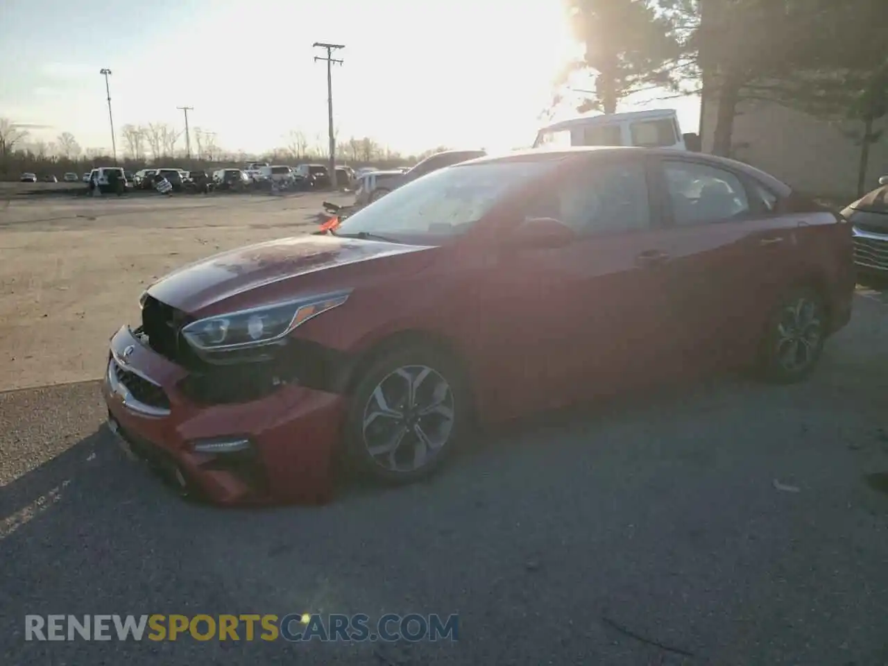 1 Photograph of a damaged car 3KPF24AD6ME267475 KIA FORTE 2021
