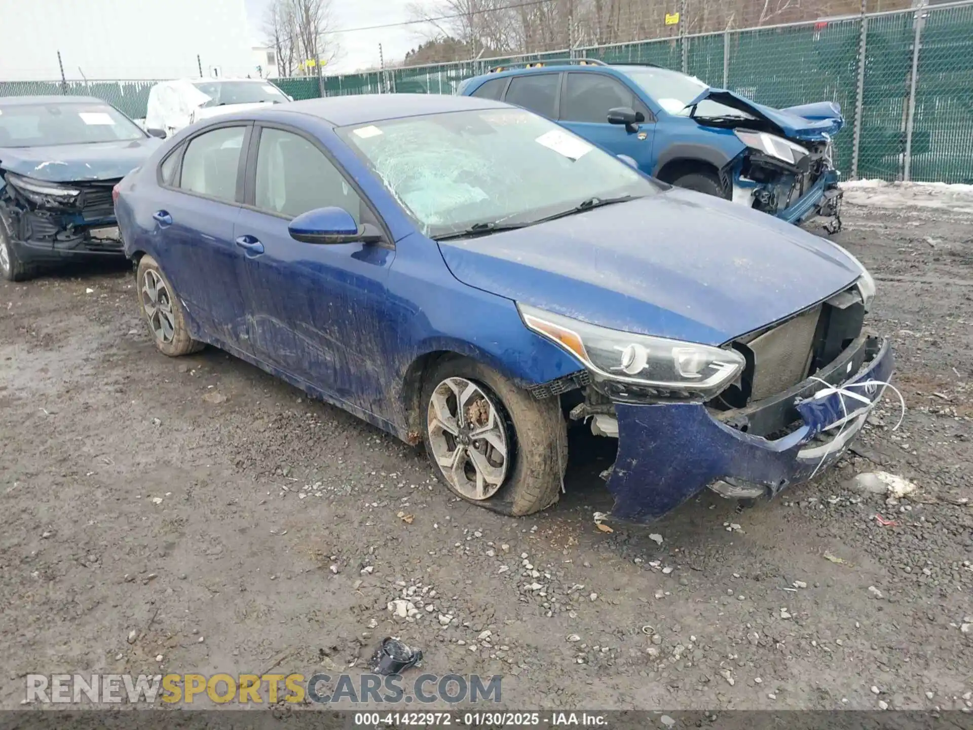 1 Photograph of a damaged car 3KPF24AD6ME267542 KIA FORTE 2021