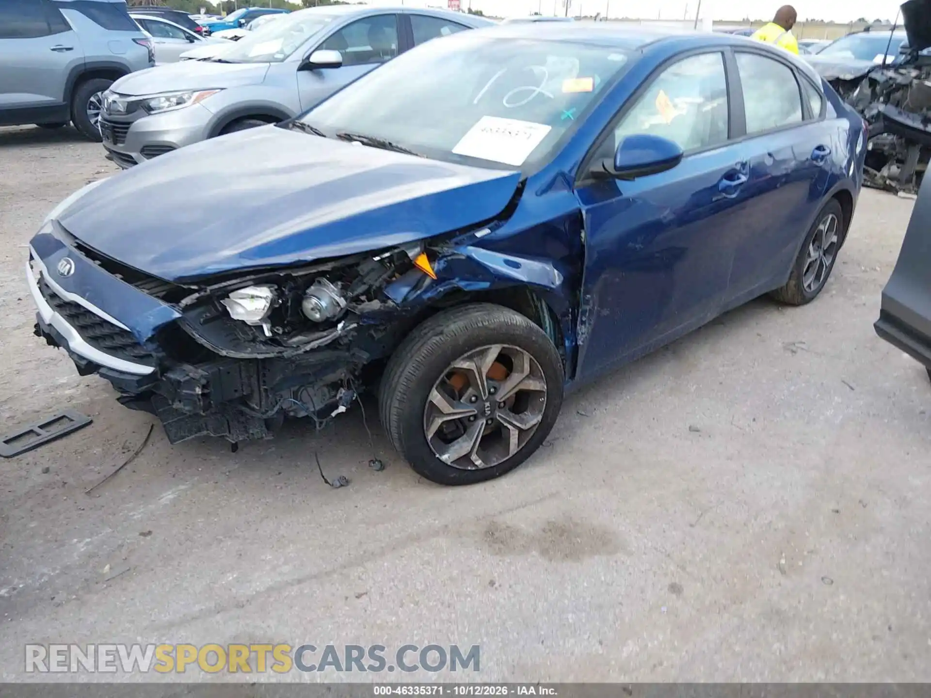 2 Photograph of a damaged car 3KPF24AD6ME267878 KIA FORTE 2021