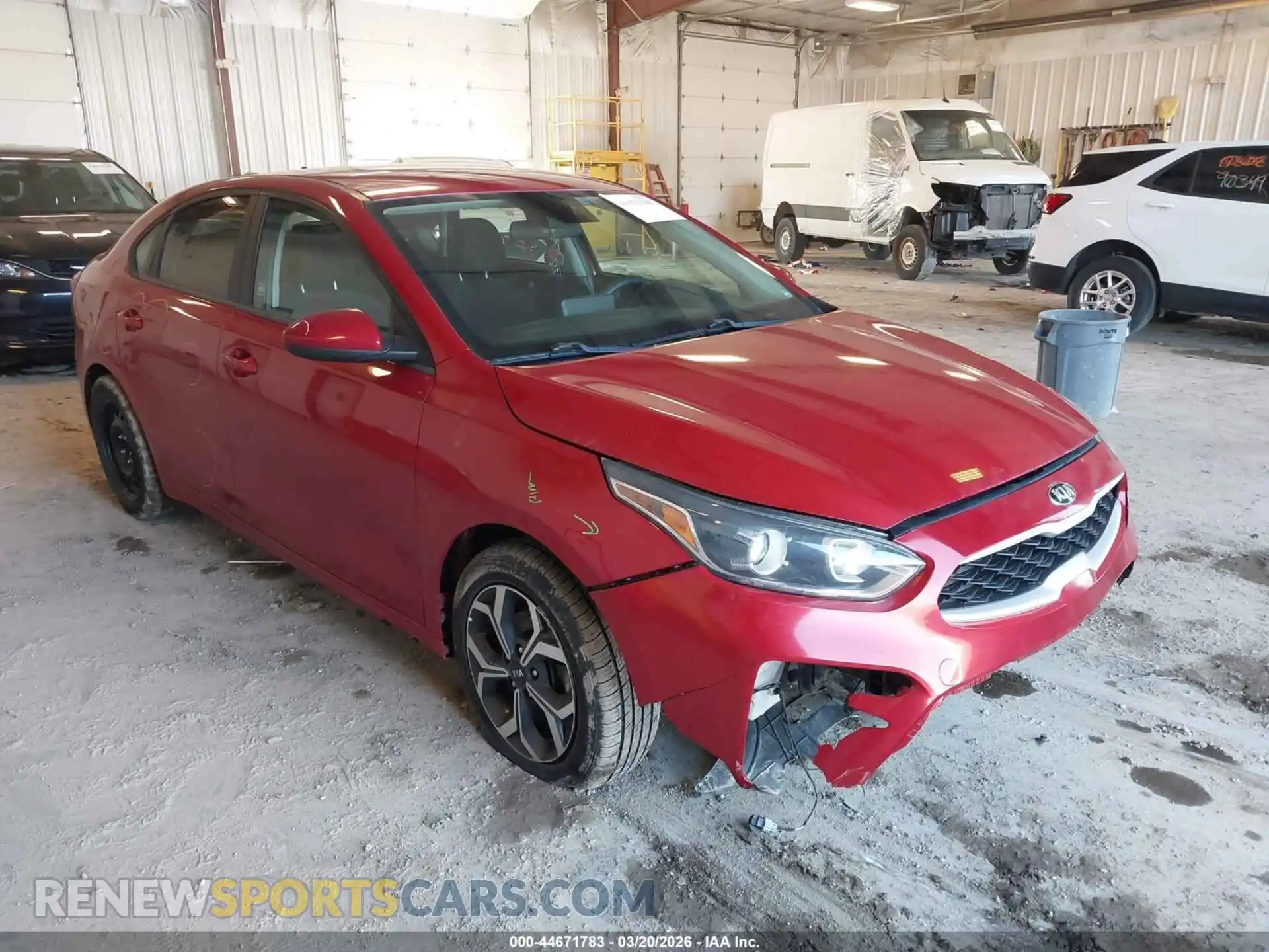 1 Photograph of a damaged car 3KPF24AD6ME273390 KIA FORTE 2021