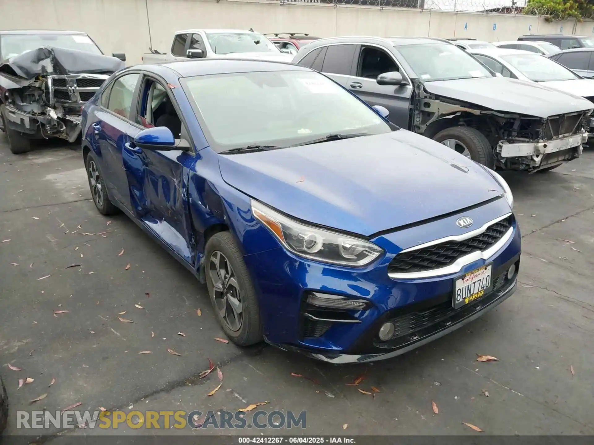1 Photograph of a damaged car 3KPF24AD6ME278962 KIA FORTE 2021