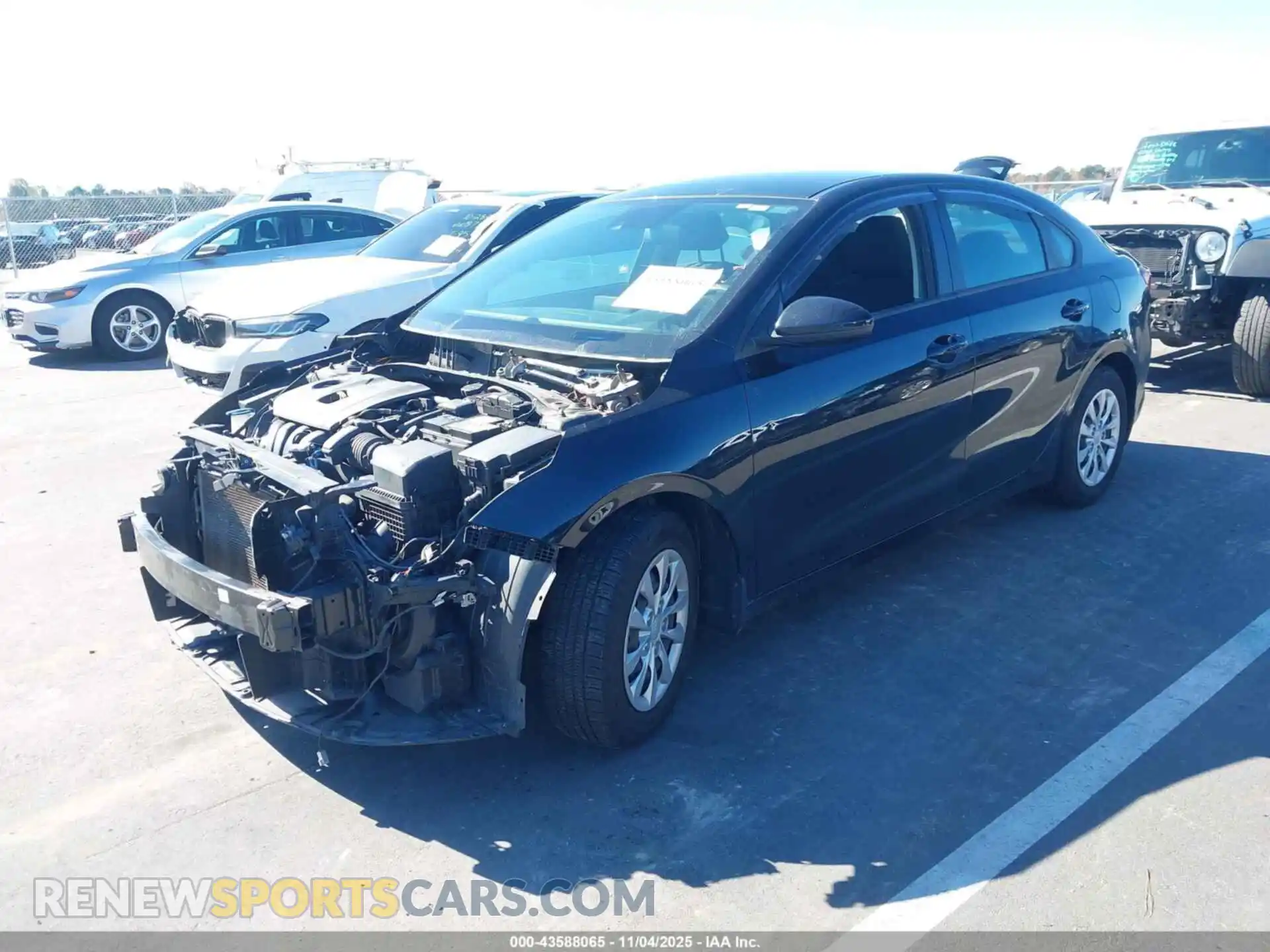 2 Photograph of a damaged car 3KPF24AD6ME300717 KIA FORTE 2021