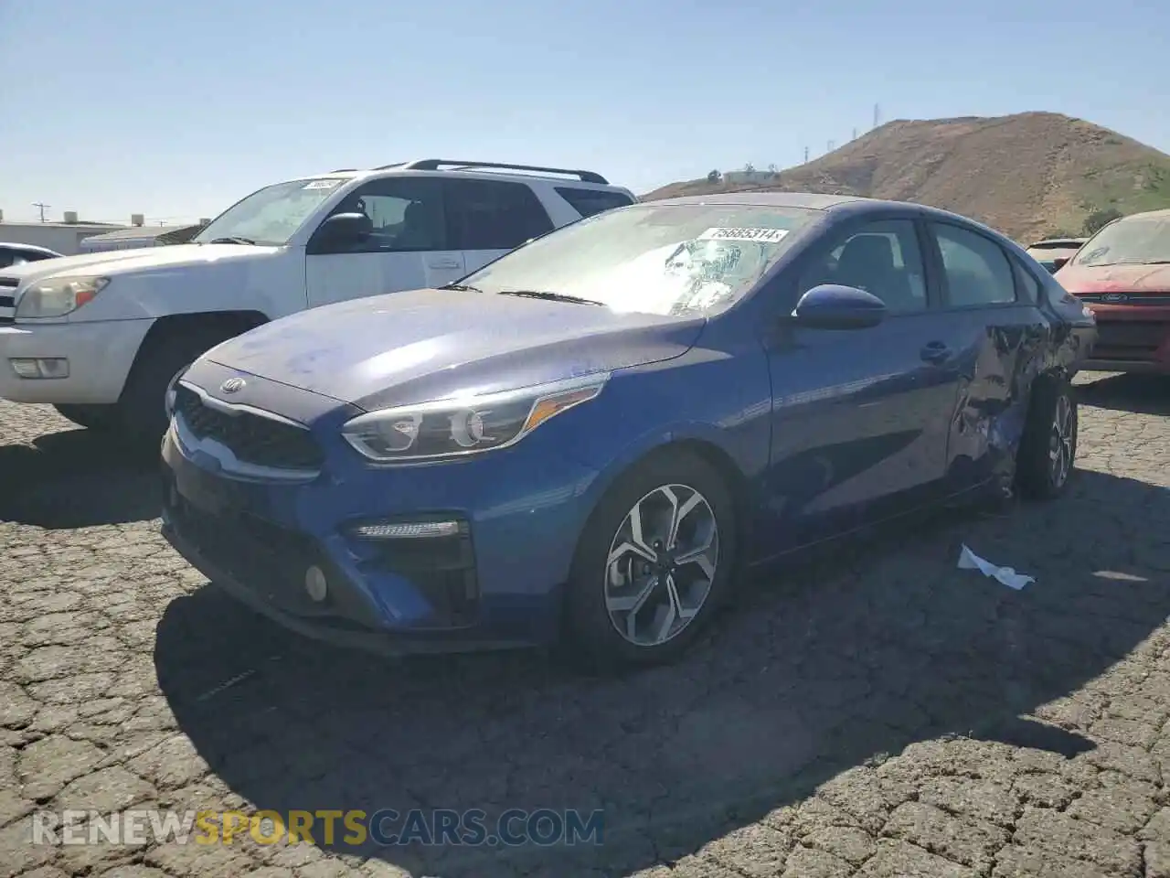 1 Photograph of a damaged car 3KPF24AD6ME304833 KIA FORTE 2021
