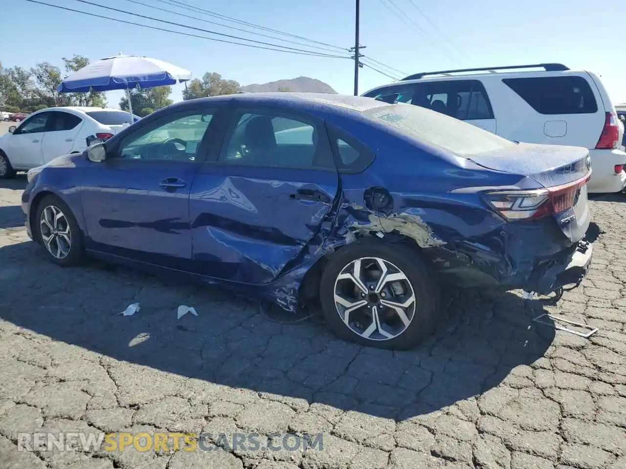 2 Photograph of a damaged car 3KPF24AD6ME304833 KIA FORTE 2021