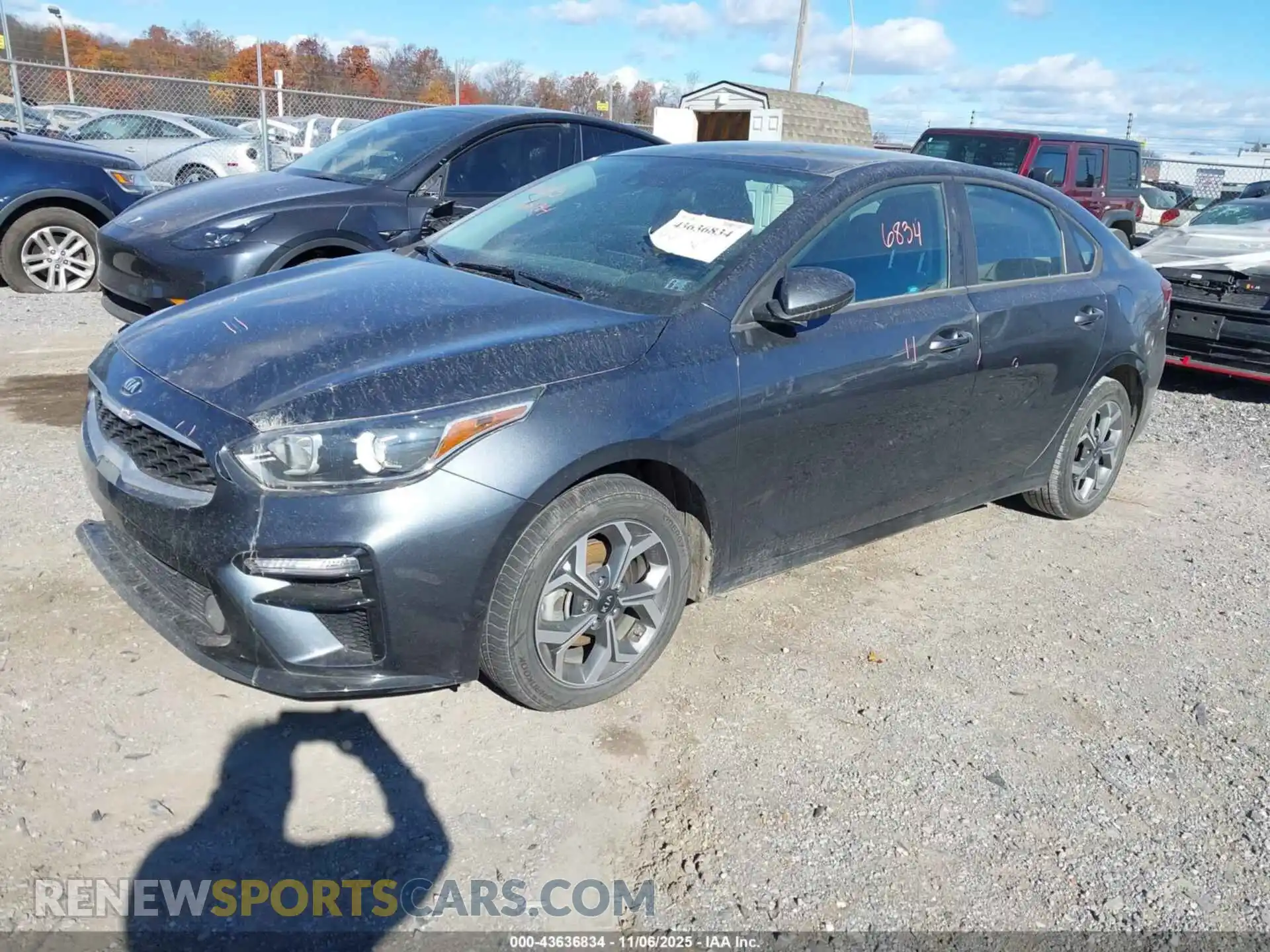 2 Photograph of a damaged car 3KPF24AD6ME305495 KIA FORTE 2021