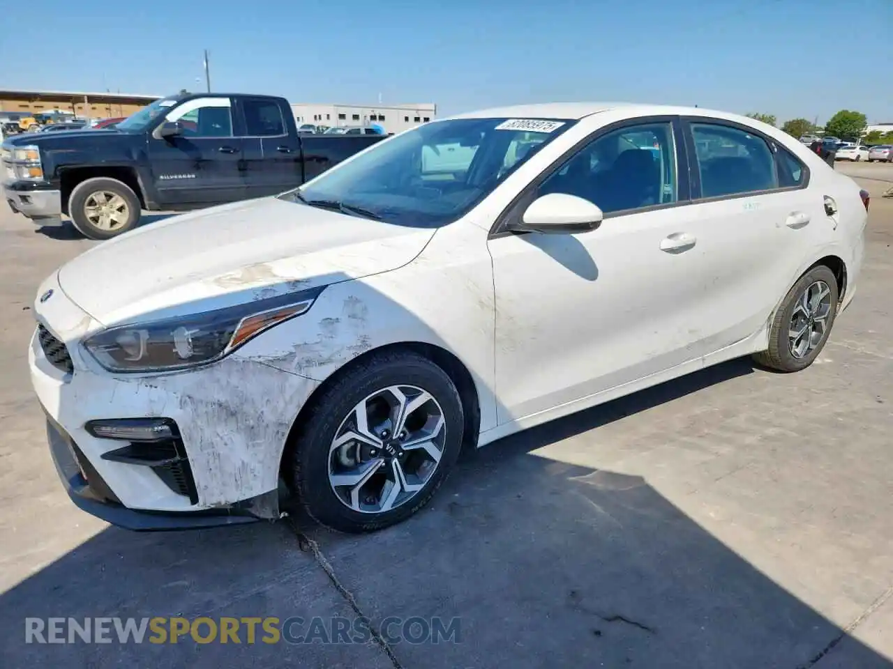 1 Photograph of a damaged car 3KPF24AD6ME325259 KIA FORTE 2021