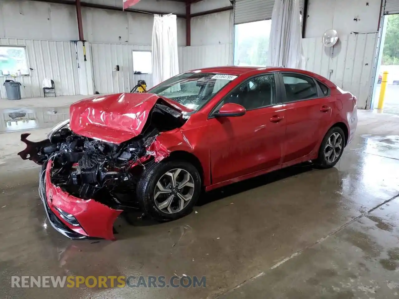 1 Photograph of a damaged car 3KPF24AD6ME329098 KIA FORTE 2021