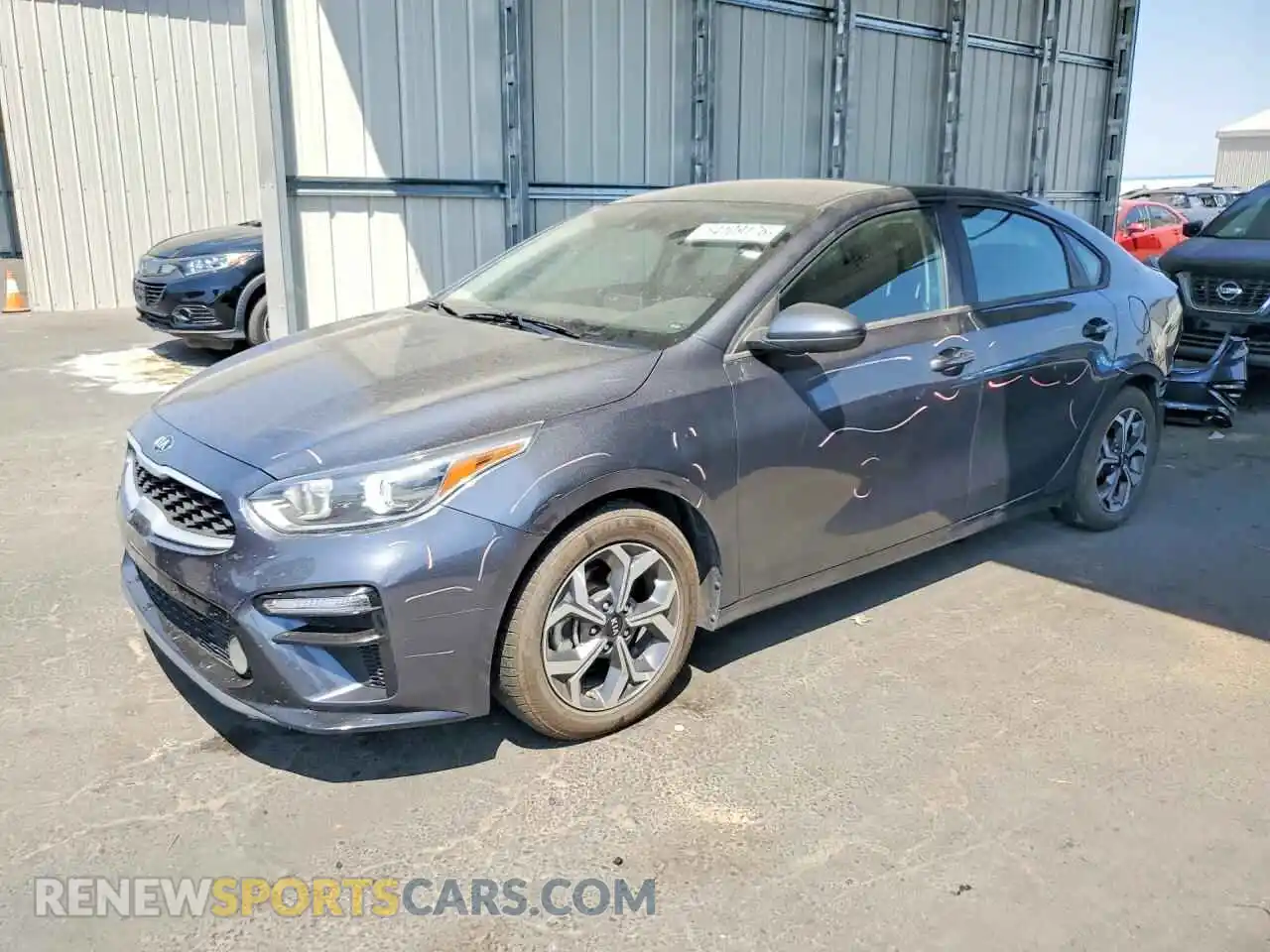 1 Photograph of a damaged car 3KPF24AD6ME334737 KIA FORTE 2021