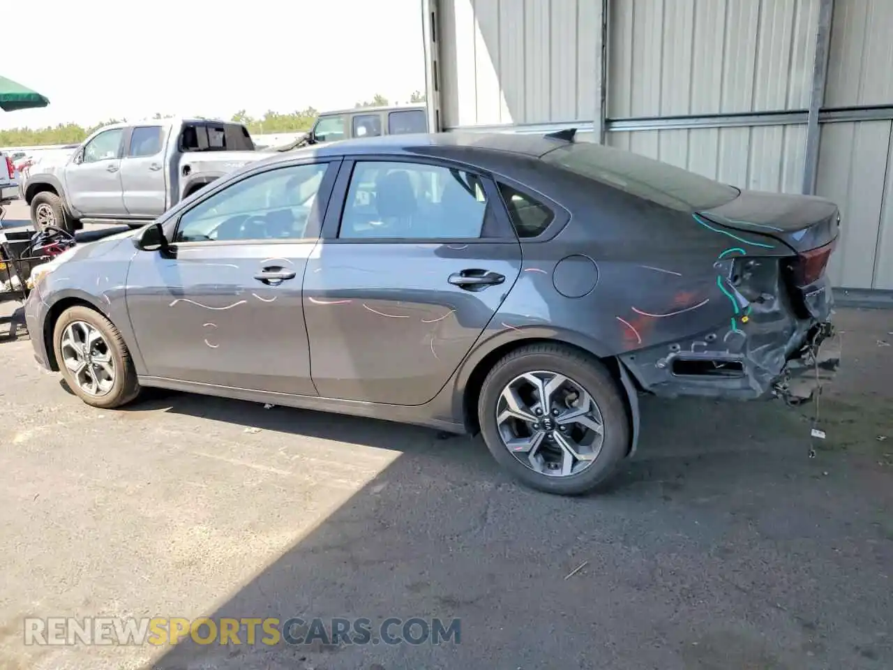 2 Photograph of a damaged car 3KPF24AD6ME334737 KIA FORTE 2021