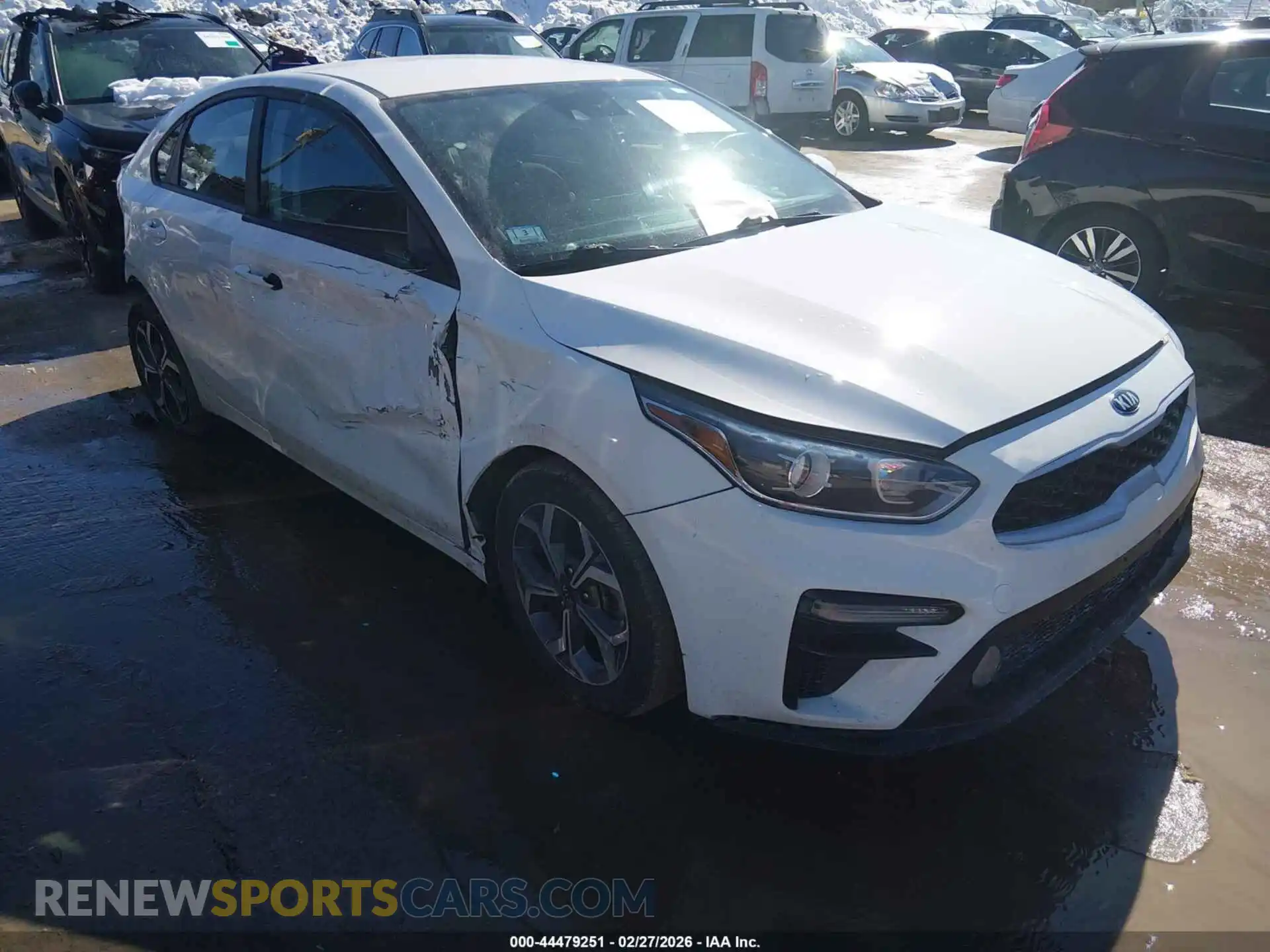 1 Photograph of a damaged car 3KPF24AD6ME334995 KIA FORTE 2021
