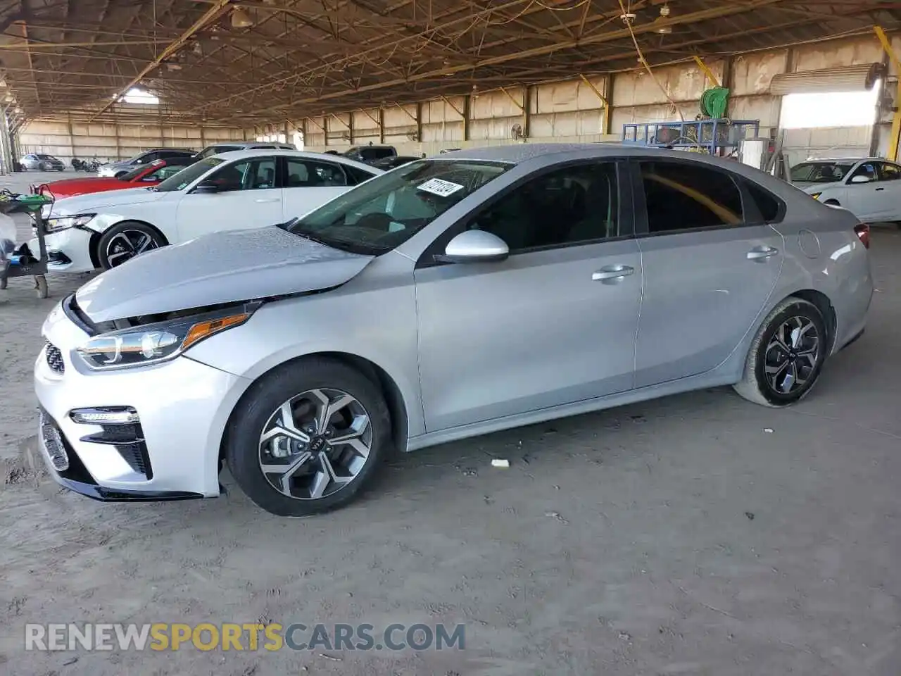 1 Photograph of a damaged car 3KPF24AD6ME336990 KIA FORTE 2021