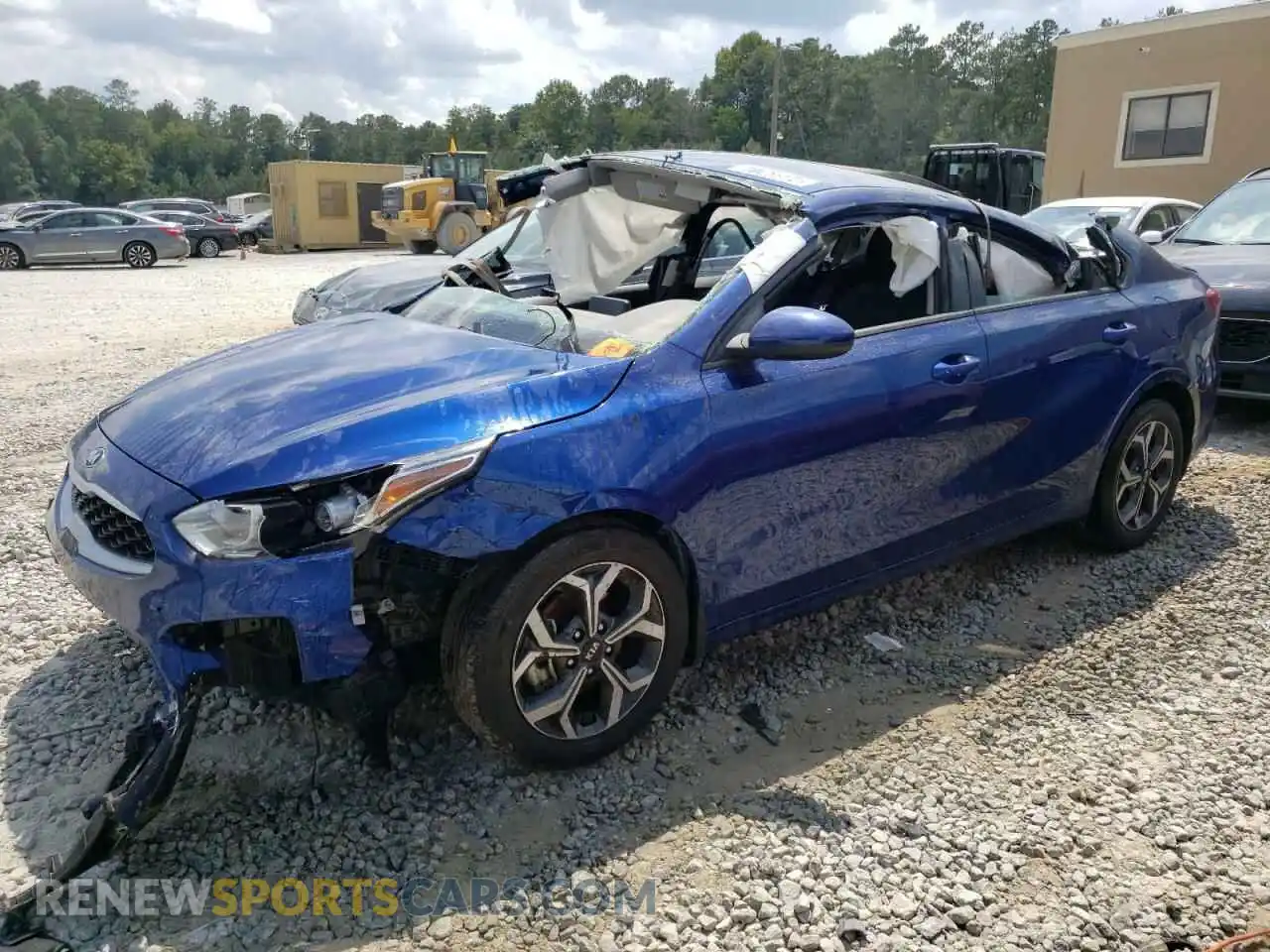 1 Photograph of a damaged car 3KPF24AD6ME337797 KIA FORTE 2021