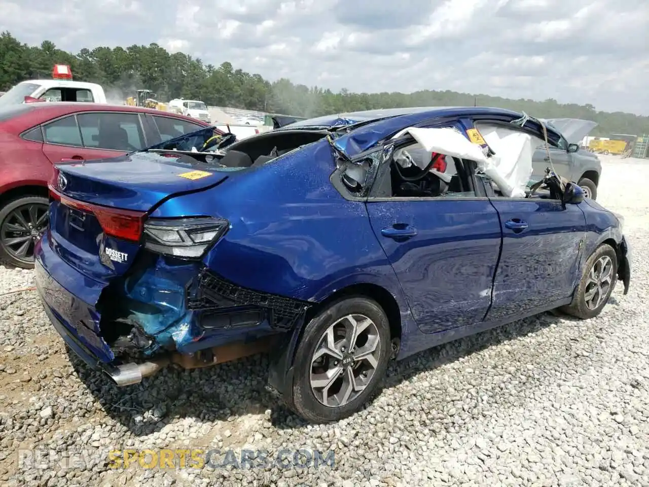 3 Photograph of a damaged car 3KPF24AD6ME337797 KIA FORTE 2021