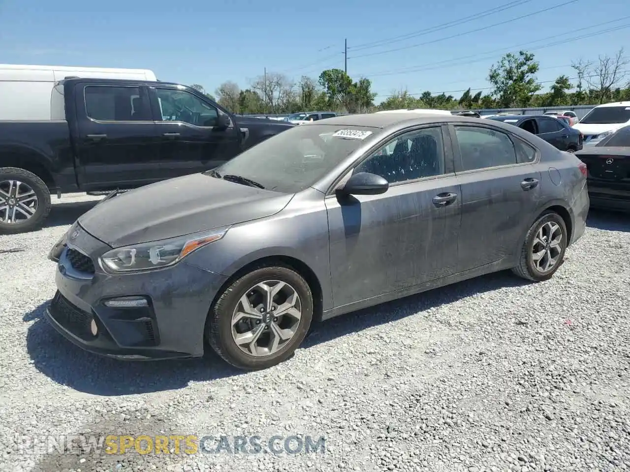 1 Photograph of a damaged car 3KPF24AD6ME350730 KIA FORTE 2021