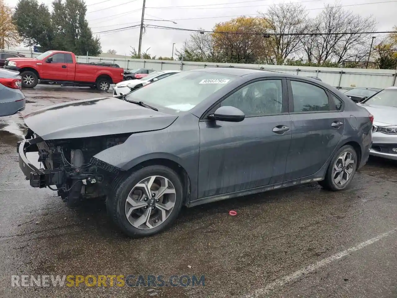 1 Photograph of a damaged car 3KPF24AD6ME352400 KIA FORTE 2021