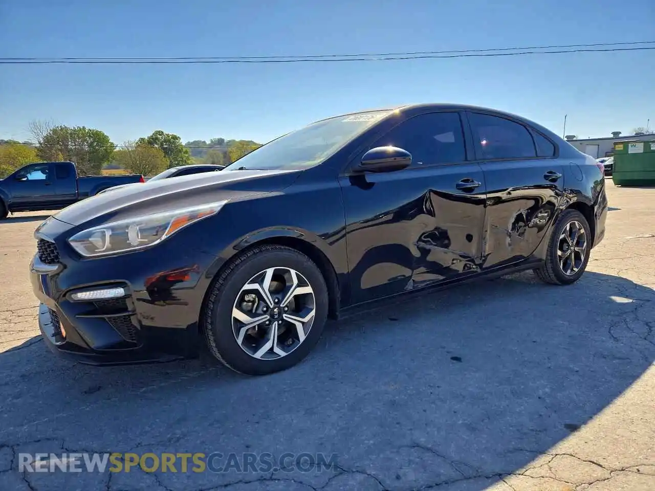 1 Photograph of a damaged car 3KPF24AD6ME357175 KIA FORTE 2021
