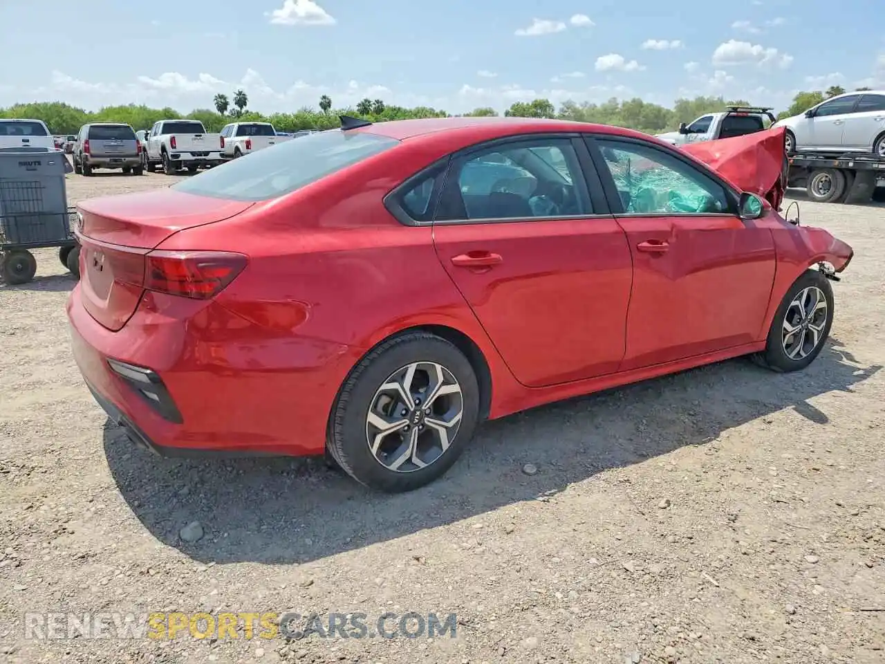 3 fotografías del automóvil dañado 3KPF24AD6ME359427 KIA FORTE 2021