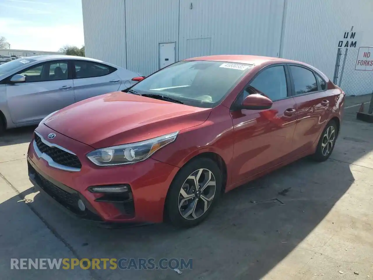1 Photograph of a damaged car 3KPF24AD6ME359525 KIA FORTE 2021