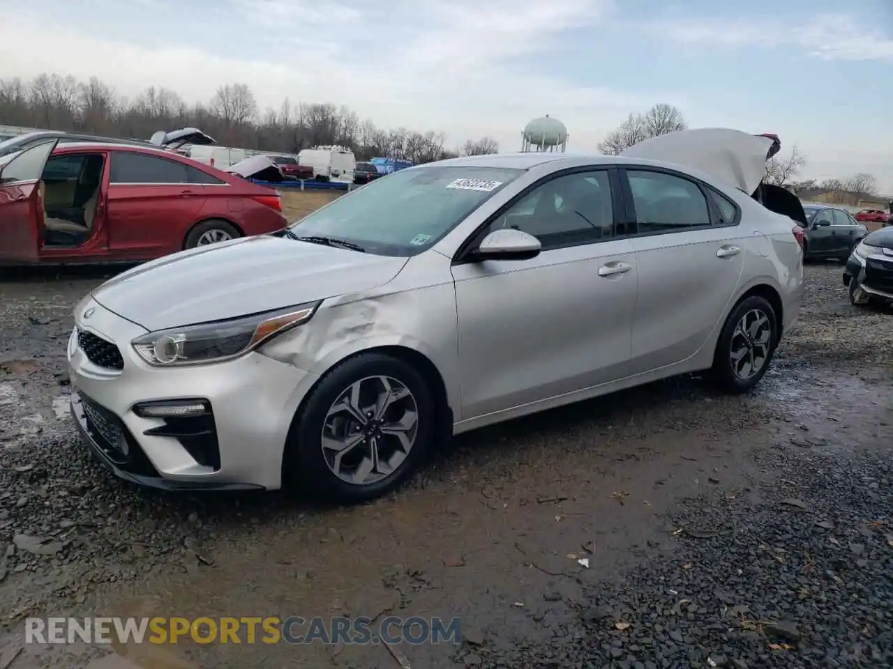 1 Photograph of a damaged car 3KPF24AD6ME370492 KIA FORTE 2021