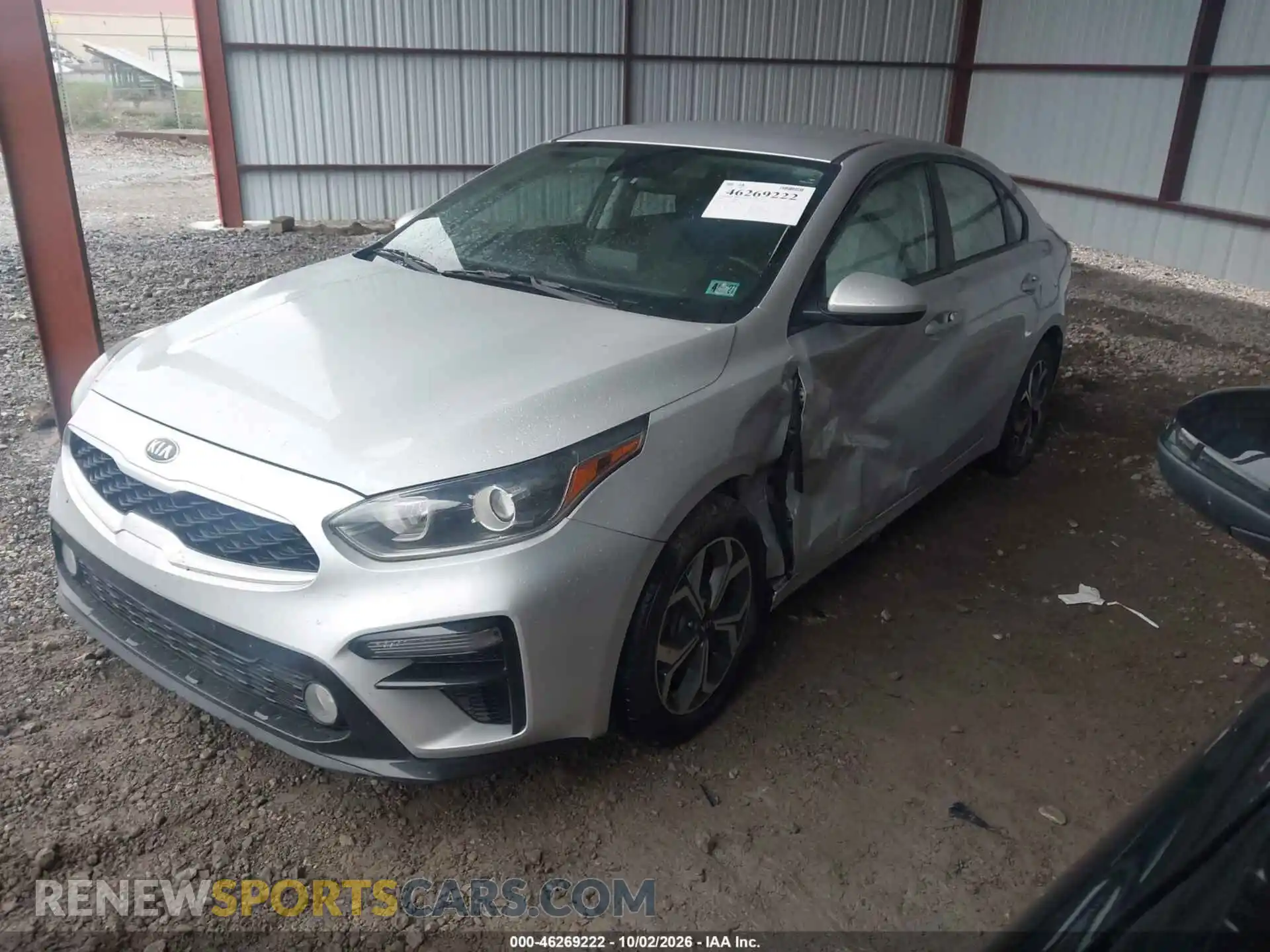 2 fotografías del automóvil dañado 3KPF24AD6ME370685 KIA FORTE 2021