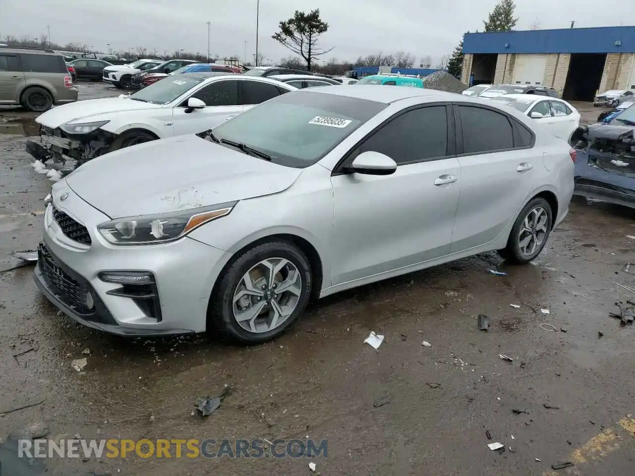 1 Photograph of a damaged car 3KPF24AD6ME379614 KIA FORTE 2021