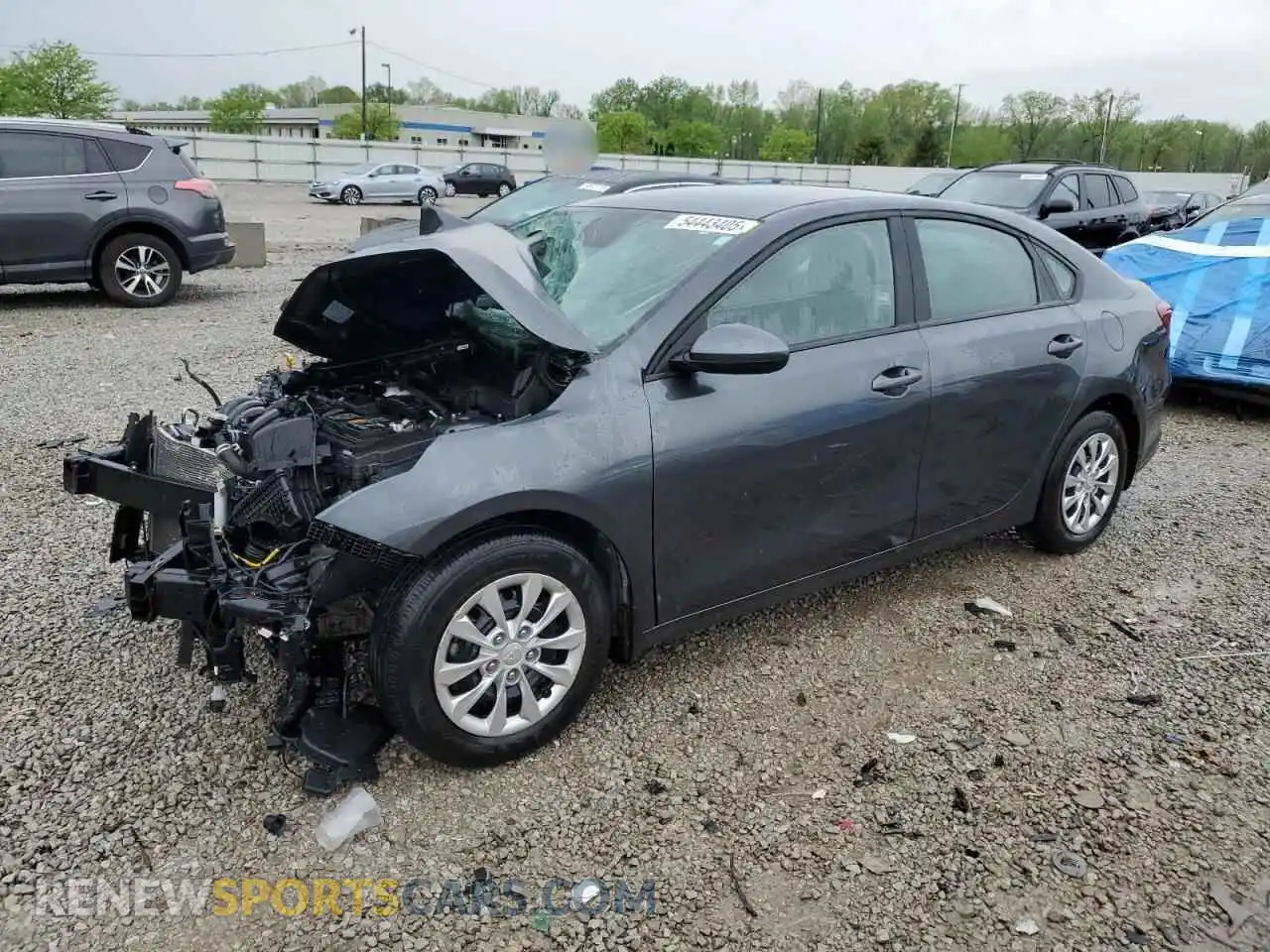 1 Photograph of a damaged car 3KPF24AD6ME381296 KIA FORTE 2021