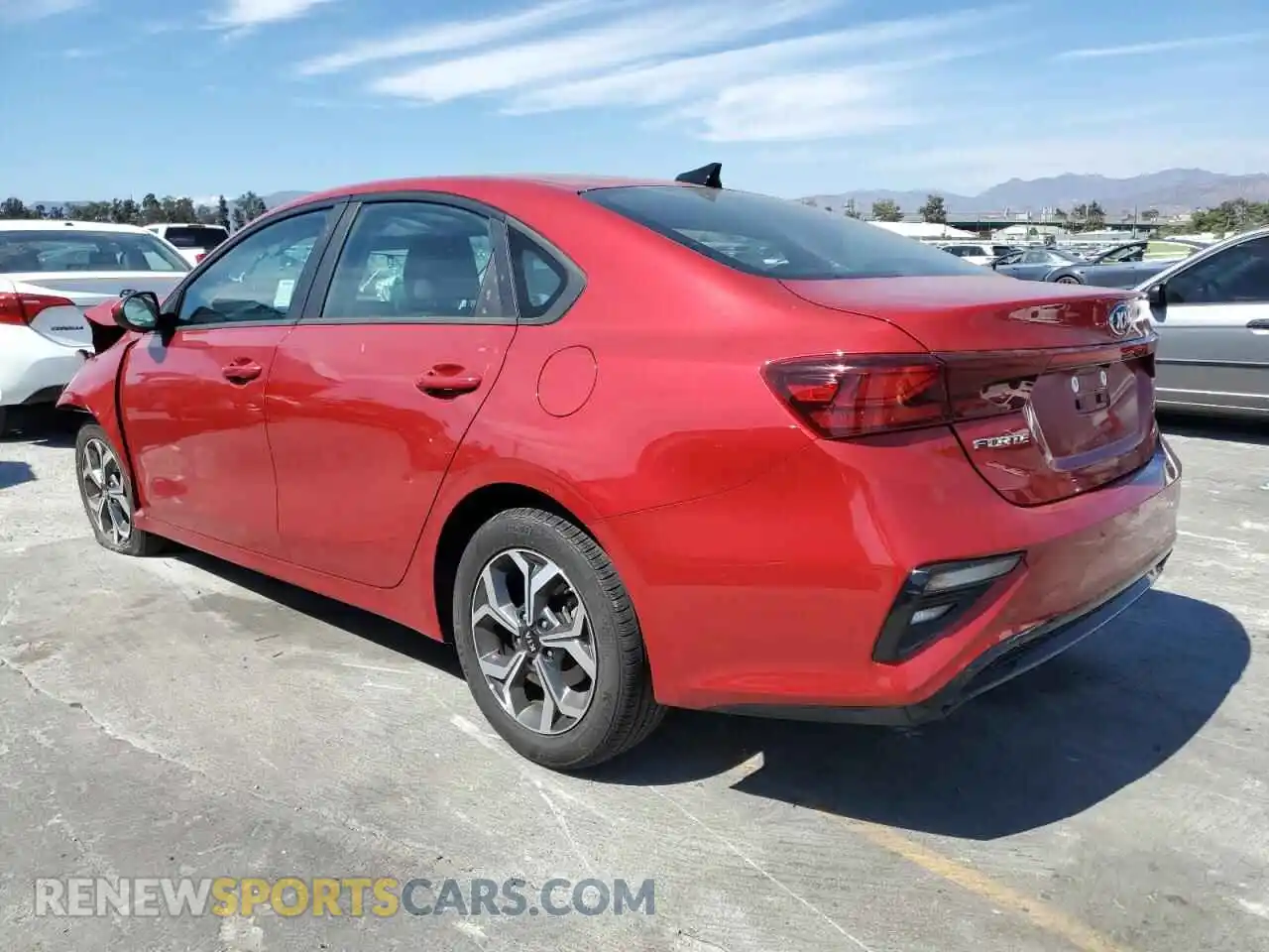 2 Photograph of a damaged car 3KPF24AD6ME381525 KIA FORTE 2021