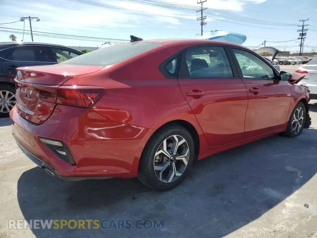 3 Photograph of a damaged car 3KPF24AD6ME381525 KIA FORTE 2021