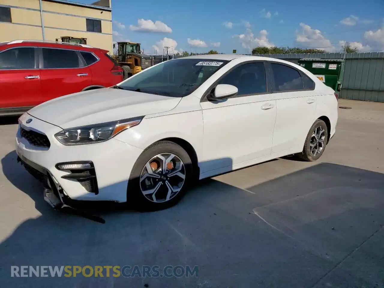 1 Photograph of a damaged car 3KPF24AD6ME383159 KIA FORTE 2021