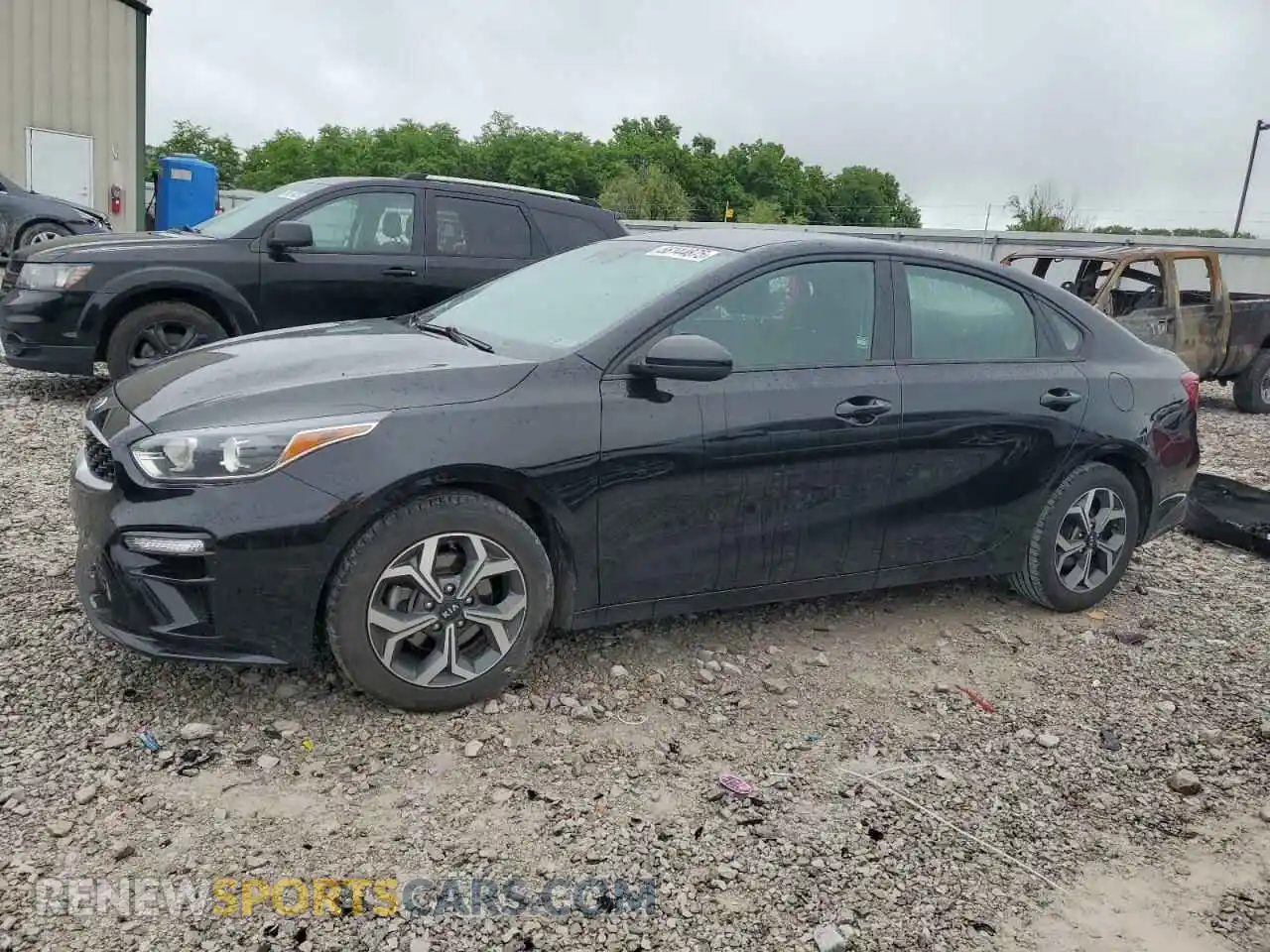 1 Photograph of a damaged car 3KPF24AD6ME384764 KIA FORTE 2021