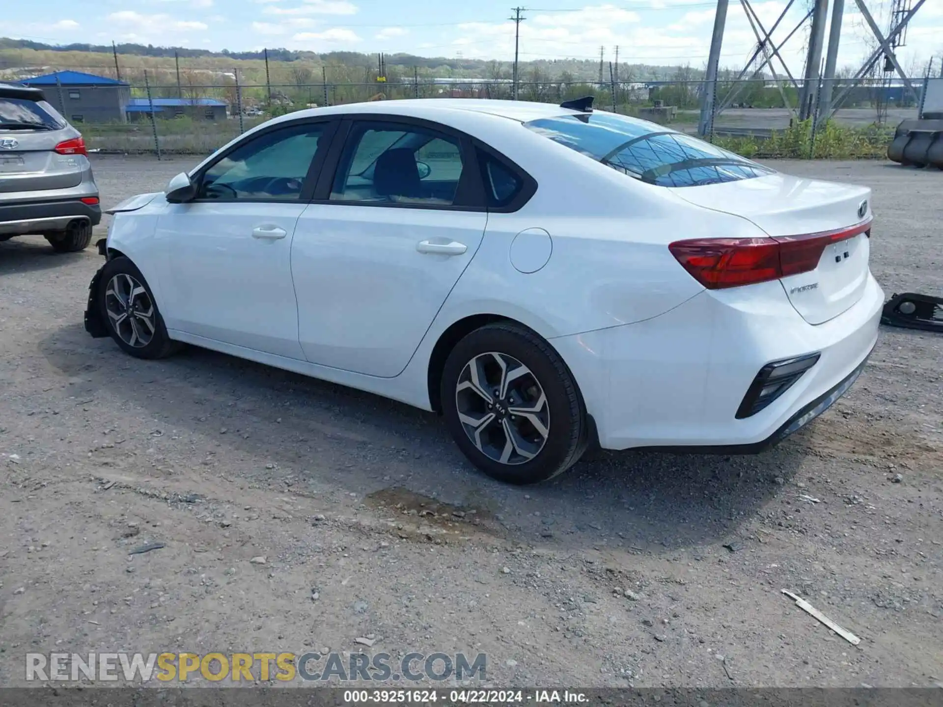 3 Photograph of a damaged car 3KPF24AD6ME386370 KIA FORTE 2021