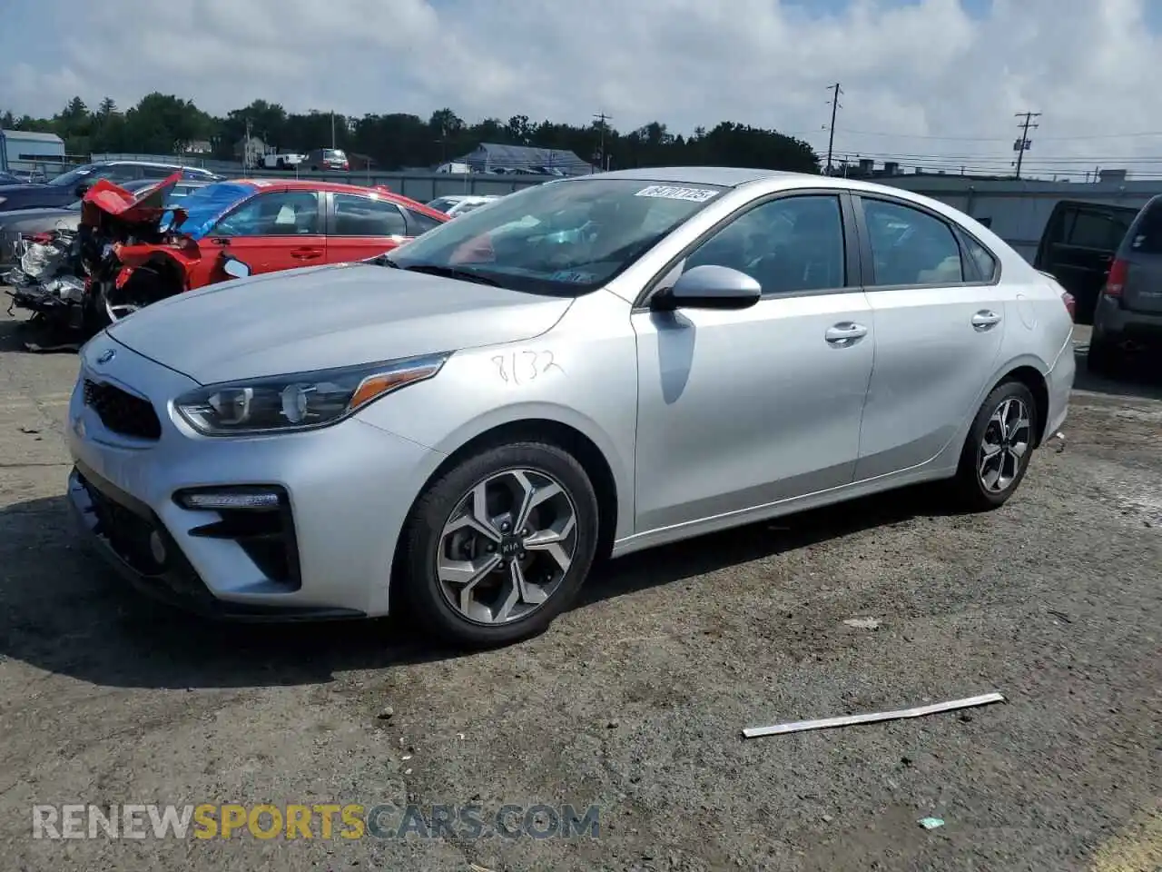 1 Photograph of a damaged car 3KPF24AD6ME386658 KIA FORTE 2021