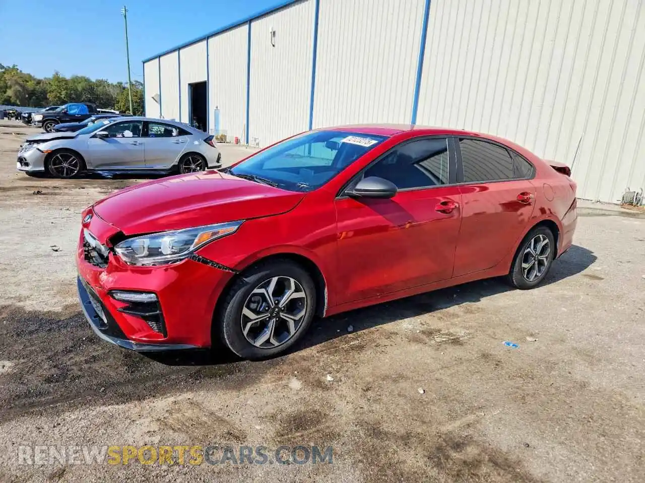1 Photograph of a damaged car 3KPF24AD6ME387132 KIA FORTE 2021