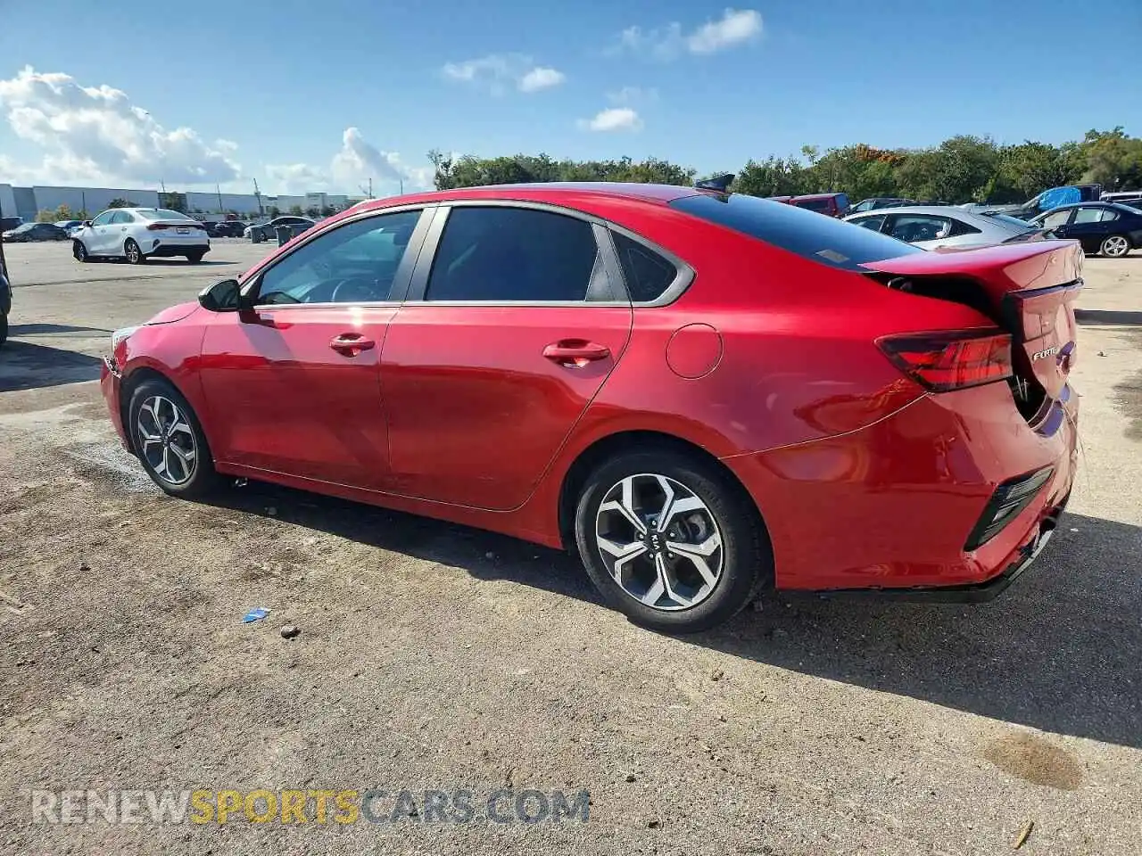 2 Photograph of a damaged car 3KPF24AD6ME387132 KIA FORTE 2021