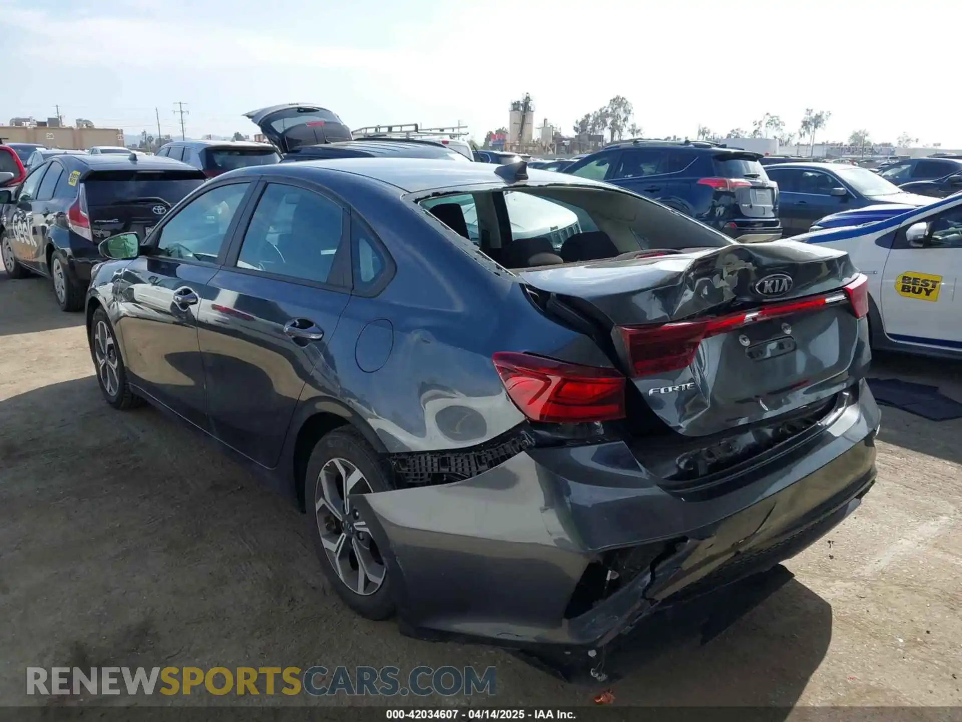 3 Photograph of a damaged car 3KPF24AD6ME387387 KIA FORTE 2021