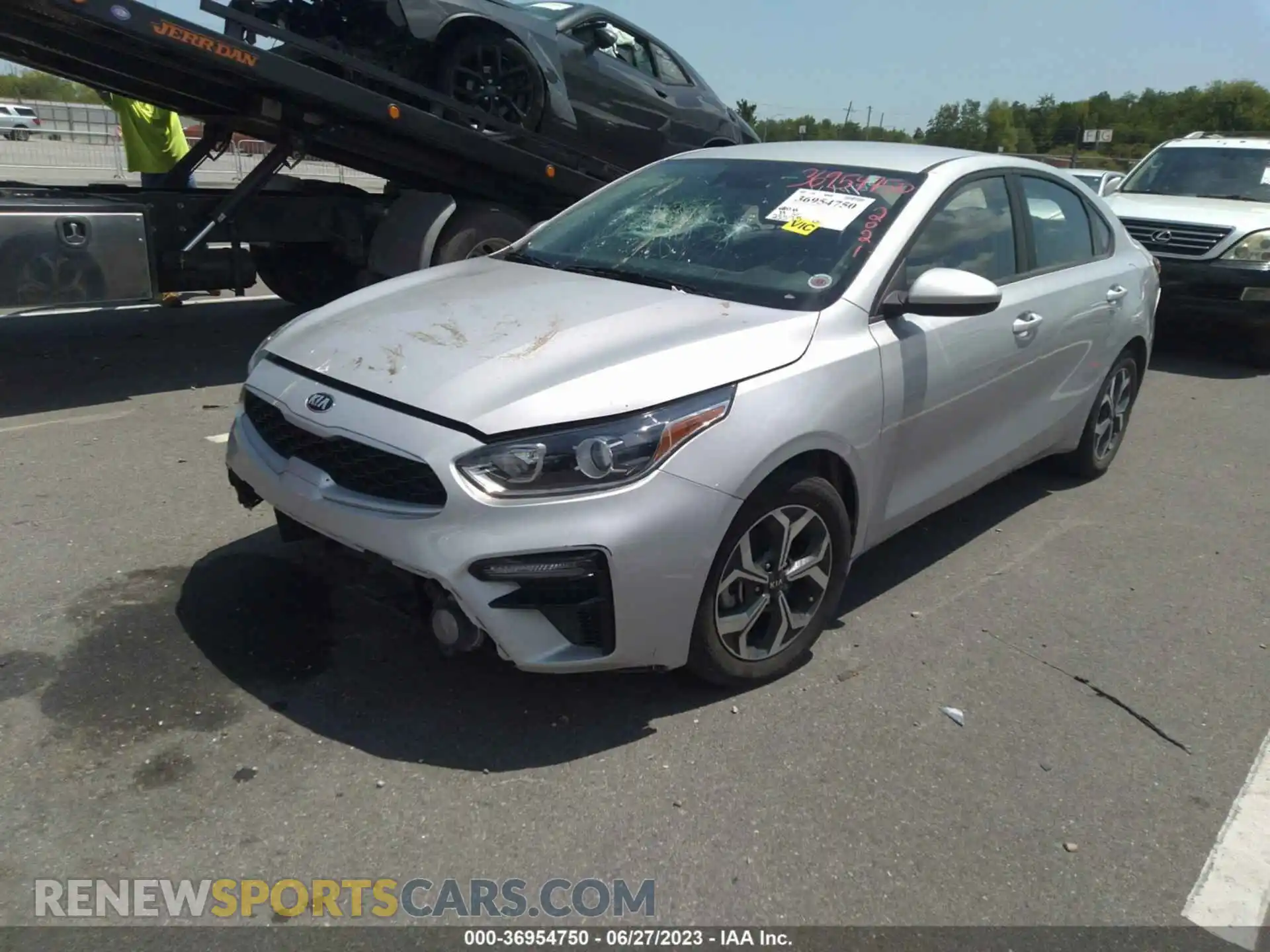 2 Photograph of a damaged car 3KPF24AD6ME390371 KIA FORTE 2021
