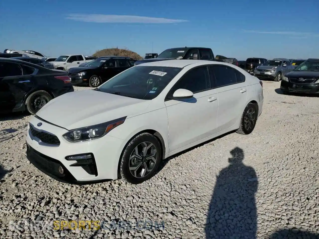 1 Photograph of a damaged car 3KPF24AD6ME394193 KIA FORTE 2021