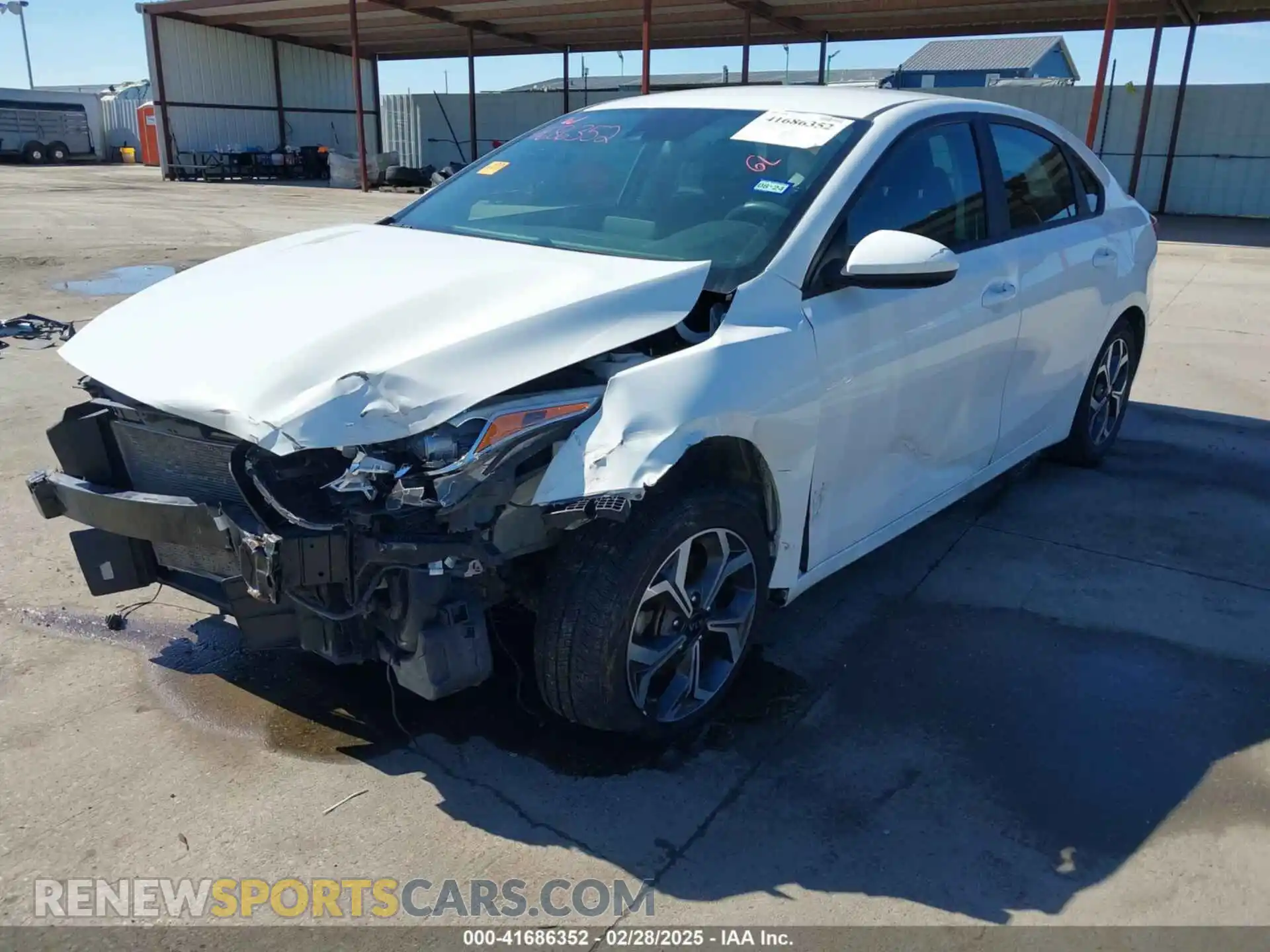 2 Photograph of a damaged car 3KPF24AD7ME267985 KIA FORTE 2021