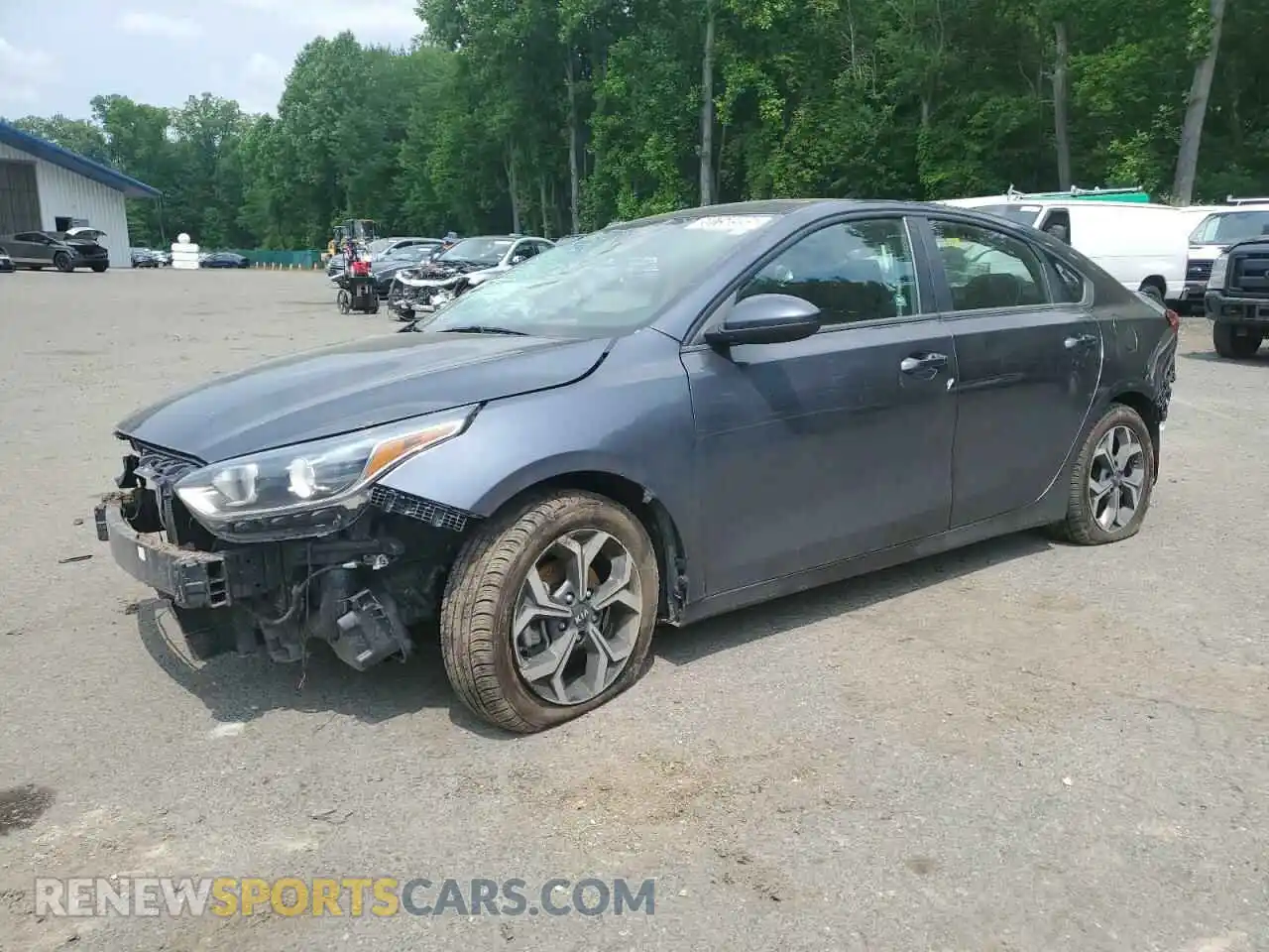 1 Photograph of a damaged car 3KPF24AD7ME290313 KIA FORTE 2021