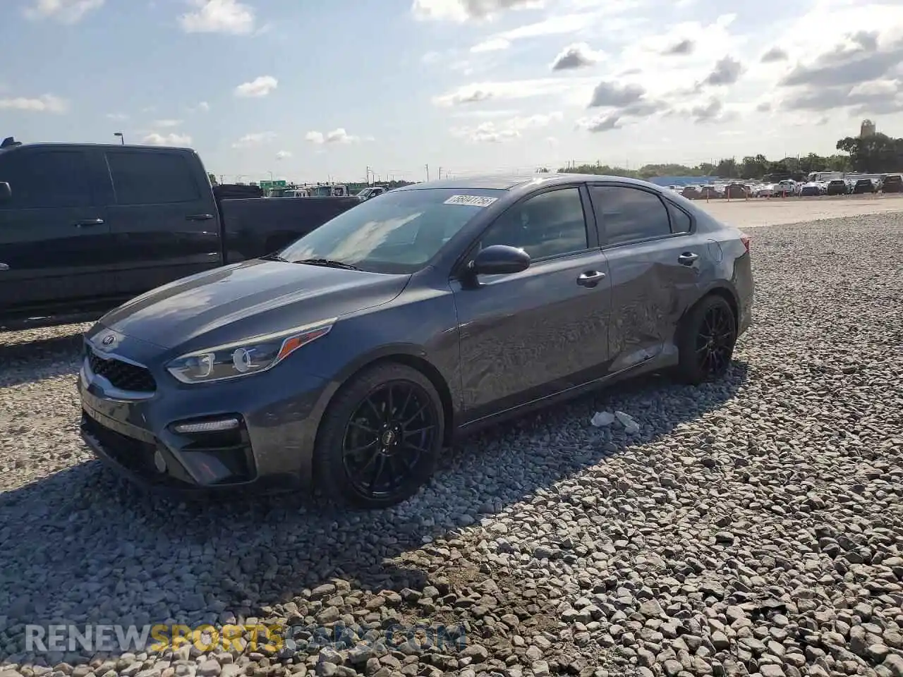 1 Photograph of a damaged car 3KPF24AD7ME302993 KIA FORTE 2021